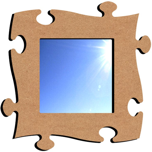 Gomille espejo puzzle MDF 38 cm juguete creativo