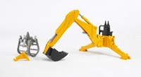 Bruder Accesorios forestales brazo excavadora con pinza - juguete cargador trasero-2