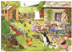 House of Puzzles rompecabezas Grandma's Garden 500 piezas XL cartón