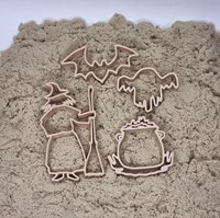 Grennn cortadores terroríficos set de juguetes Halloween biodegradable-2