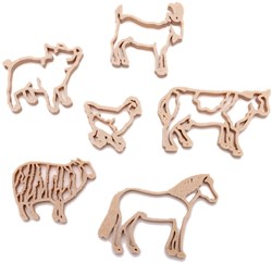 Grennn cortador de animales de granja - juguete ecológico para niños