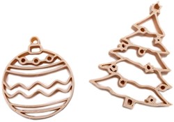 Grennn cortadores de Navidad - juguete ecológico para diversión navideña