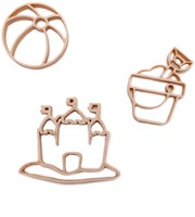 Grennn set de cortadores de playa - juguete educativo de playa para niños