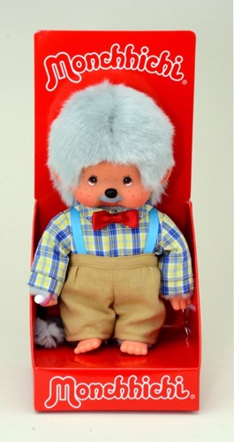 Monchhichi peluche abuelo muñeco 20cm juguete clásico colección-2