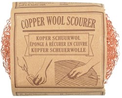 Esschert Design esponja de cobre para ollas set de 2 limpieza duradera