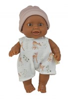 Paola Reina muñeca bebé Guillo niño ojos marrones 21cm juguete muñeca