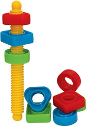 Gowi juguete de construcción set de atornillar plástico colorido educativo