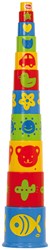 Gowi torre apilable juguete - vasos apilables de colores - 11 piezas