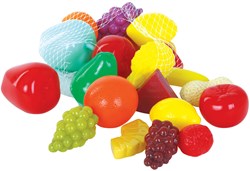 Gowi set de frutas de juguete - frutas de plástico coloridas para niños