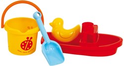 Gowi set de juguetes de arena barco diversión playa niños