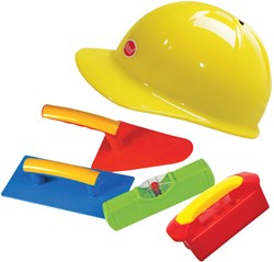Gowi juguete Set de albañil - set de construcción para niños - playa y arena