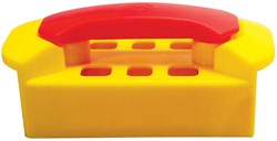 Gowi juguete de arenero Brick Shaper - molde de arena de plástico colorido