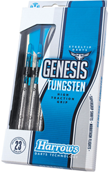Harrows dardos Genesis tungsteno - 23g punta de acero gris
