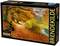 D-Toys puzzle Hans Andersen Brendekilde paisaje otoñal - 1000 piezas-2