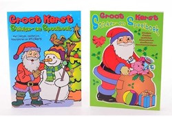 Kerst Sticker- en Kleurboek