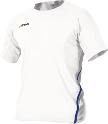 Grays camiseta de hockey G650 - blanco navy - talla Large - ropa deportiva hombre