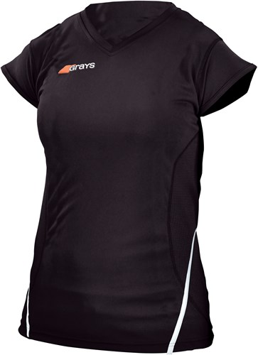 Grays camiseta hockey G650 mujer negro-blanco XS ropa deportiva hockey