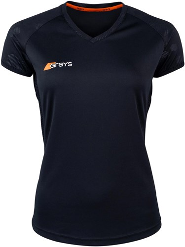 Grays camiseta de hockey Apex 650 negra talla 152 ropa junior-2