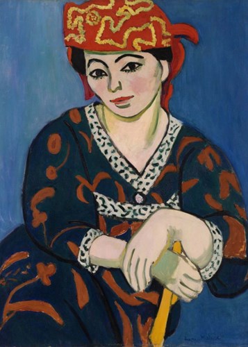 Grafika puzzle Henri Matisse Le Madras Rouge 500 piezas arte