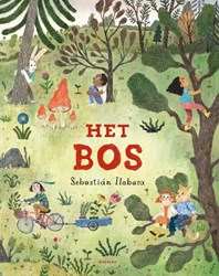Querido libro ilustrado El bosque libro desplegable con animales y personas