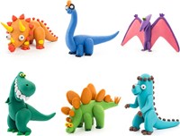 Tomy plastilina juguete HEY CLAY set dinosaurios creativo-2