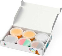 Tomy set de plastilina - HEY CLAY aves de granja 6 botes juguete creativo-2