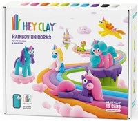Tomy set de arcilla para niños - HEY CLAY Unicorns - crea unicornios coloridos