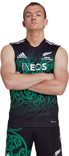 ADIDAS MAORI SINGLET HEREN ZWART /GROEN-2
