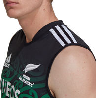 ADIDAS MAORI SINGLET HEREN ZWART /GROEN-3