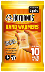 HotHands calentadores de manos naranja - 5 pares de almohadillas térmicas activadas por aire