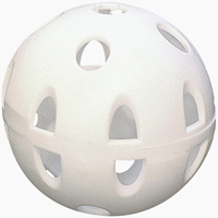 Eurohoc pelota hockey sala blanca plástico 7 cm - pelota hockey