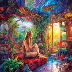Yazz puzzle Home in Heaven - rompecabezas 1023 piezas multicolor