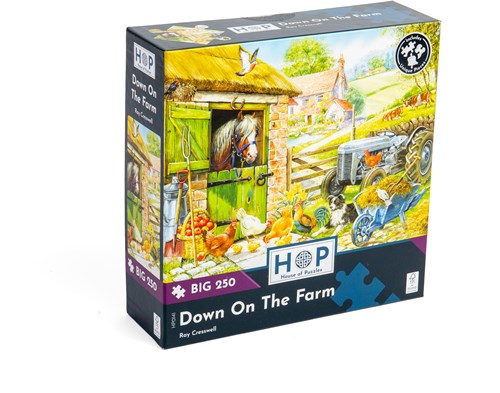 House of Puzzles puzzle XXL Down On The Farm 250 piezas animales-2
