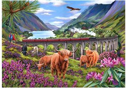 House of Puzzles rompecabezas Glenfinnan Ladies 500 piezas XL