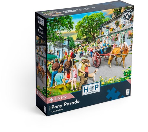 House of Puzzles rompecabezas XXL Pony Parade 500 piezas colorido-2
