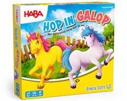 Haba juego Hop in galop - Juego infantil de caballos y rompecabezas