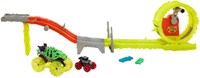 Hot Wheels set monster truck - pista arena smashers juguete-2
