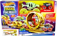 Hot Wheels set monster truck - pista arena smashers juguete
