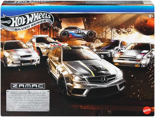 Hot Wheels coches de juguete Silver Series Zamac Multipack - edición limitada