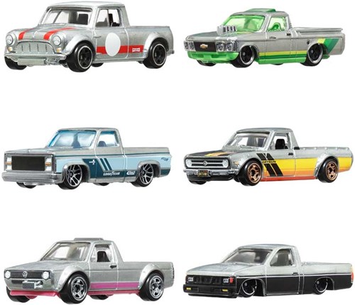 Mattel Hot Wheels Zamac set de coches de juguete - 6 unidades - coches de colección-3