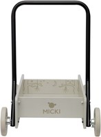 Micki andador de madera - juguete educativo para bebés y niños pequeños-3