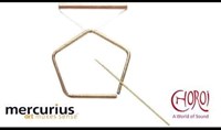 Choroi pentangel instrumento musical bronce martillado set con accesorios-2