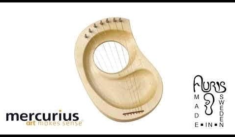 Auris lira pentatónica instrumento musical 7 cuerdas para niños-2