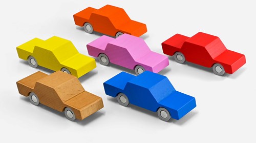 Coche de ida y vuelta Waytoplay - amarillo