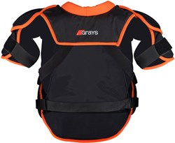 Grays kit portero hockey Body Armour XL negro naranja protección