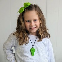 ARK Therapeutic collar mordedor helado rosa XT - juguete sensorial Speelse, ijsjesvormige kauwketting met veel textuur voor sensorische zoekers.-3