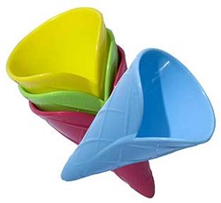Spielstabil juguete de arena cucurucho de helado pastel – molde de arena para niños
