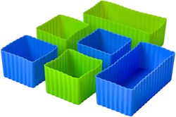 Yumbox set de recipientes de silicona - accesorios para lunchbox multicolor