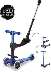 Micro patinete Micro Mini2Grow Deluxe LED menta