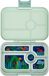 Yumbox fiambrera Bento box 5 compartimentos XL verde a prueba de fugas para adultos
